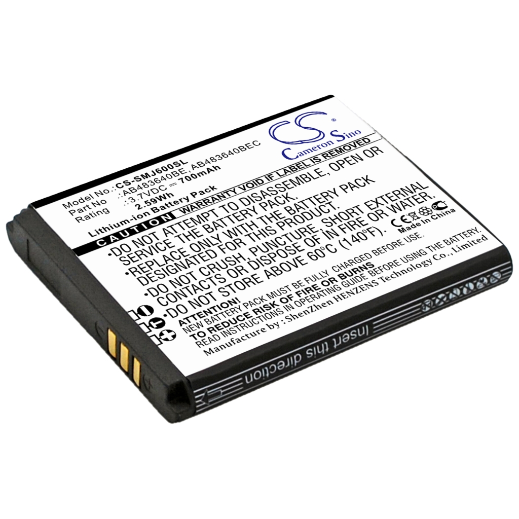 Baterija za mobilni telefon Samsung CS-SMJ600SL