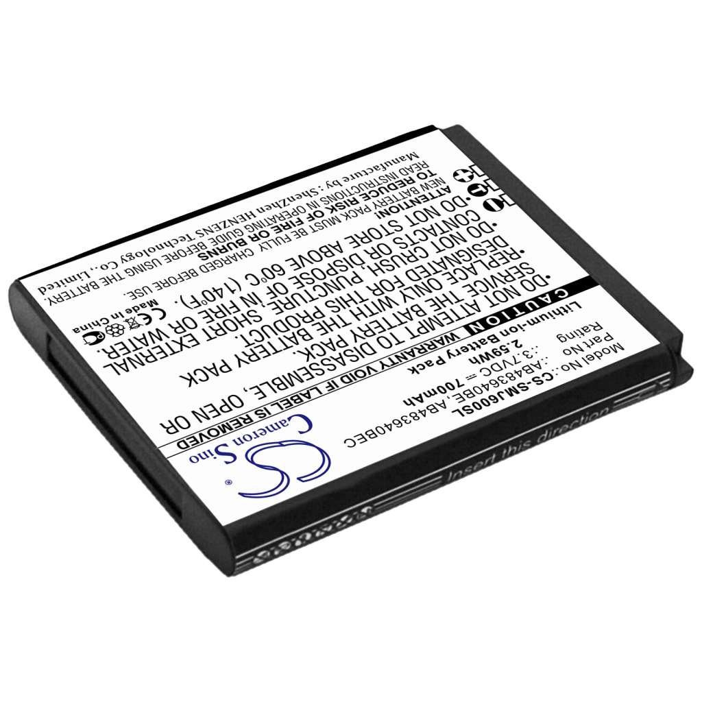 Baterija za mobilni telefon Samsung CS-SMJ600SL