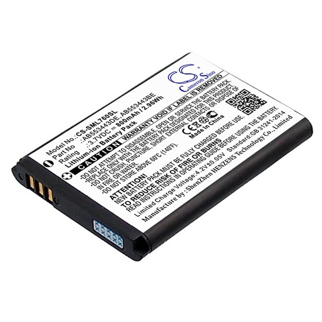 Kompatibilna zamenjava baterije za Samsung AB553443BE,AB553443DE