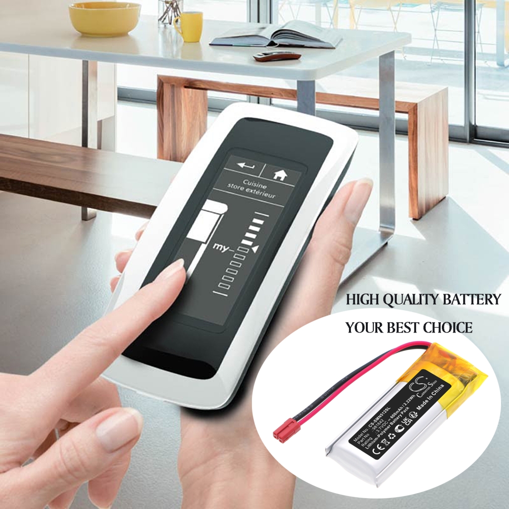 Baterija za pametni dom Somfy Nina IO 1805251 Touch Display-Steuerung (CS-SMN512SL)