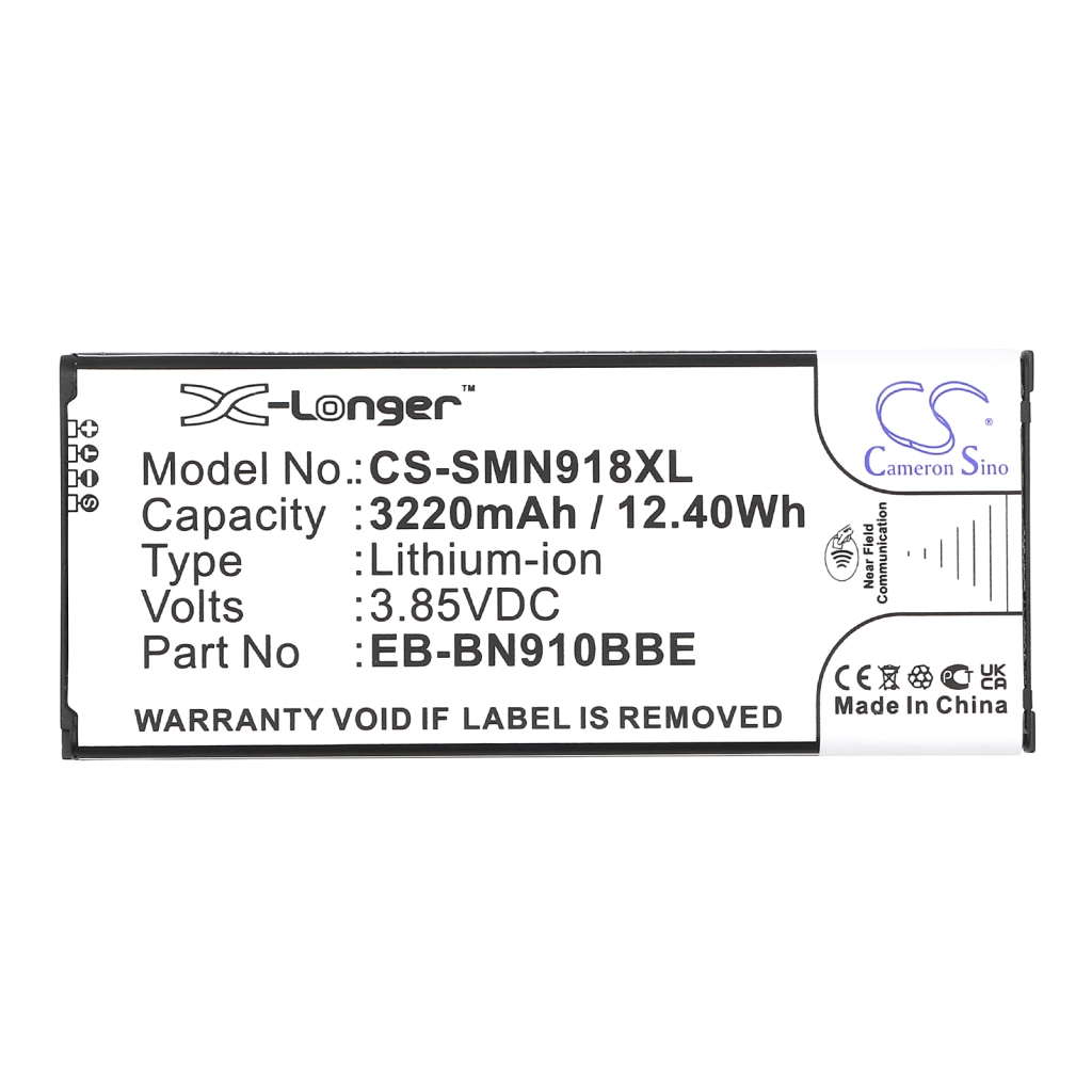 Mobile Phone Battery Samsung SM-N910W8