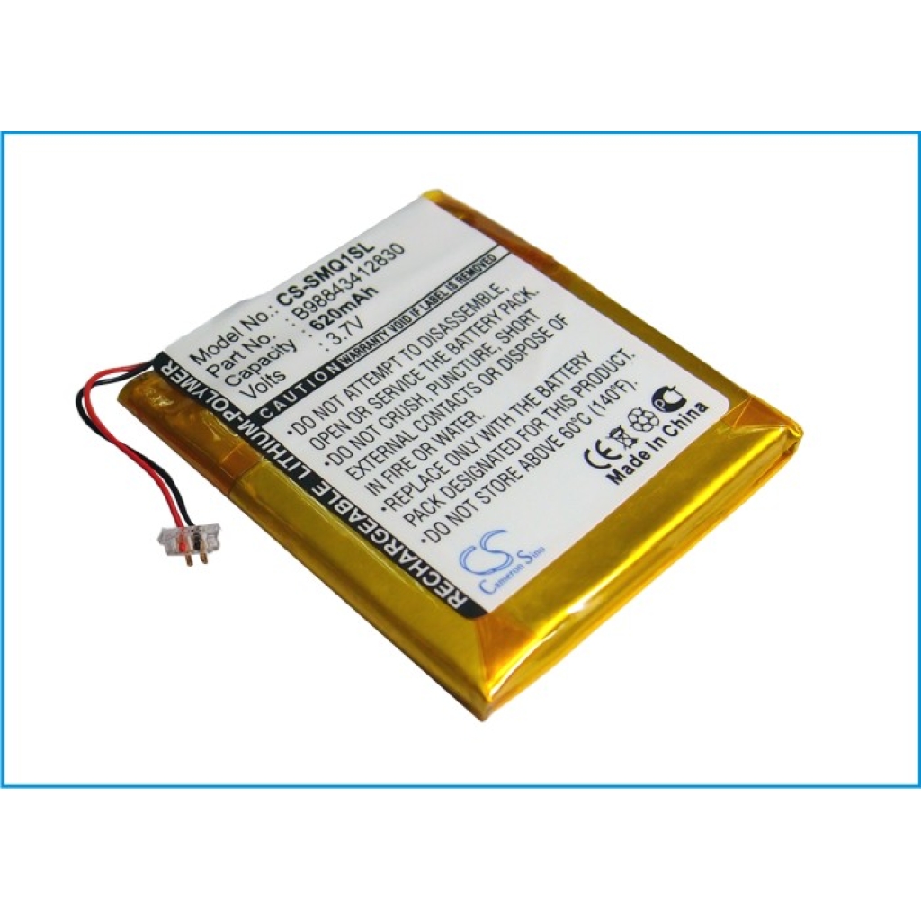 Baterije združljivo z Samsung YP-Q1 16 4G 8G CS-SMQ1SL