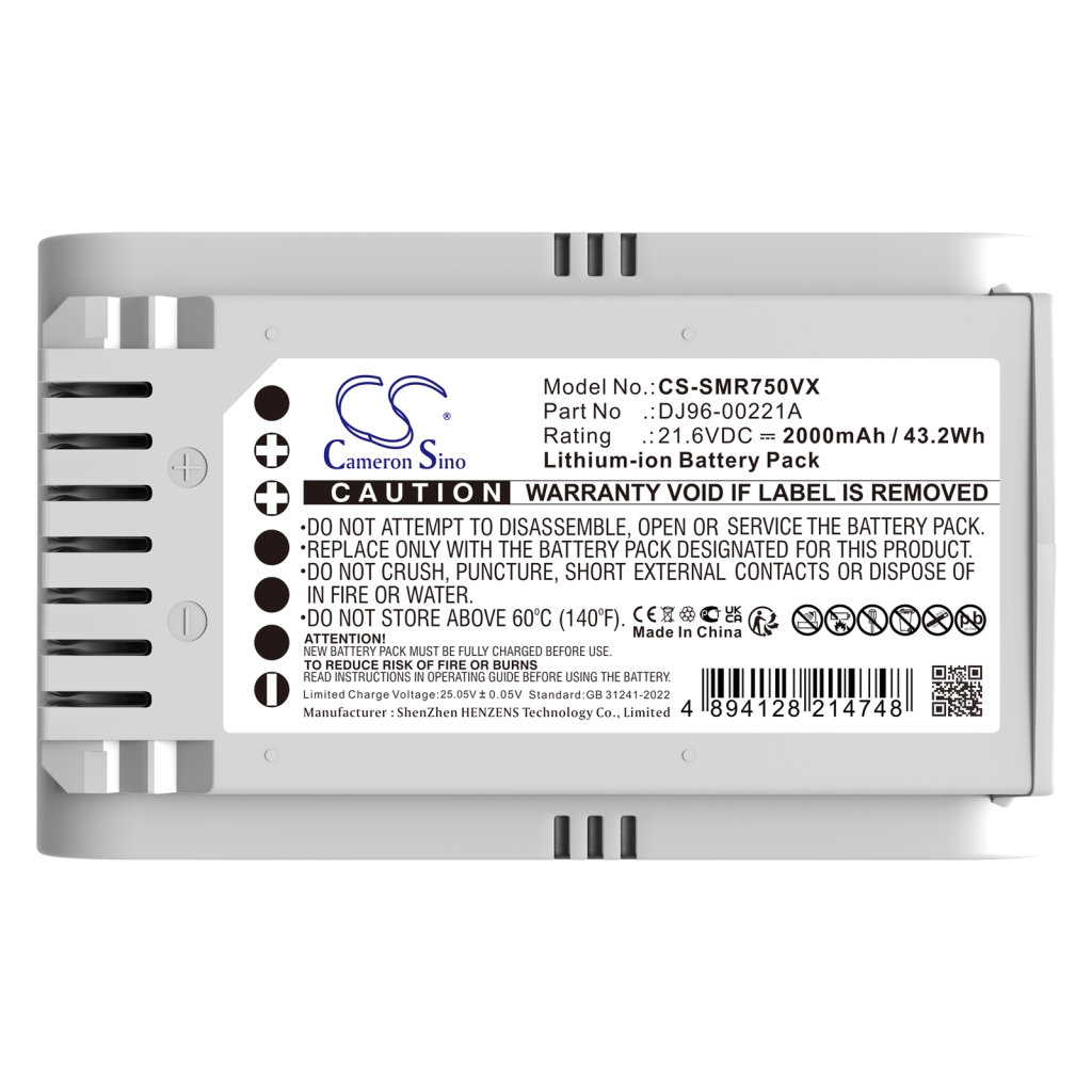 Vacuum Battery Samsung Jet 75 premium