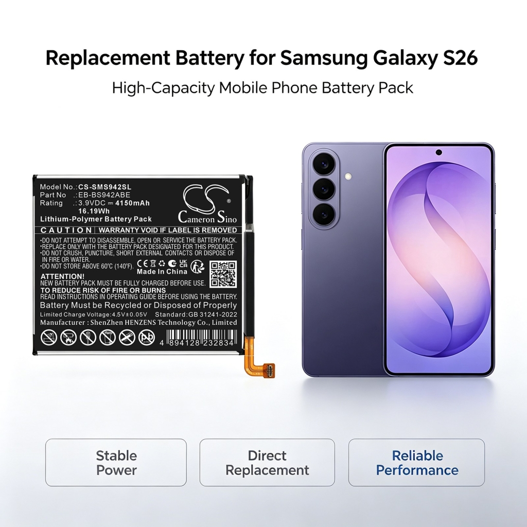 Baterije združljivo z Samsung Galaxy S26 CS-SMS942SL
