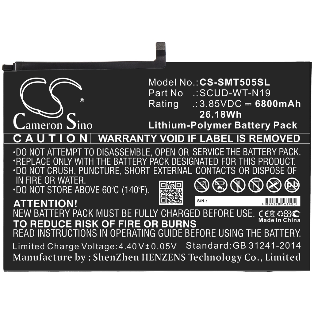 Kompatibilna zamenjava baterije za Samsung SCUD-WT-N19