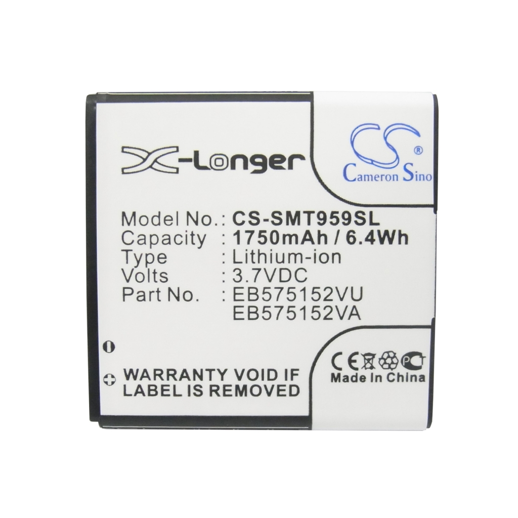Baterija združljivo z Samsung Verizon AT&T NTT Docomo Sprint T-Mobile CS-SMT959SL