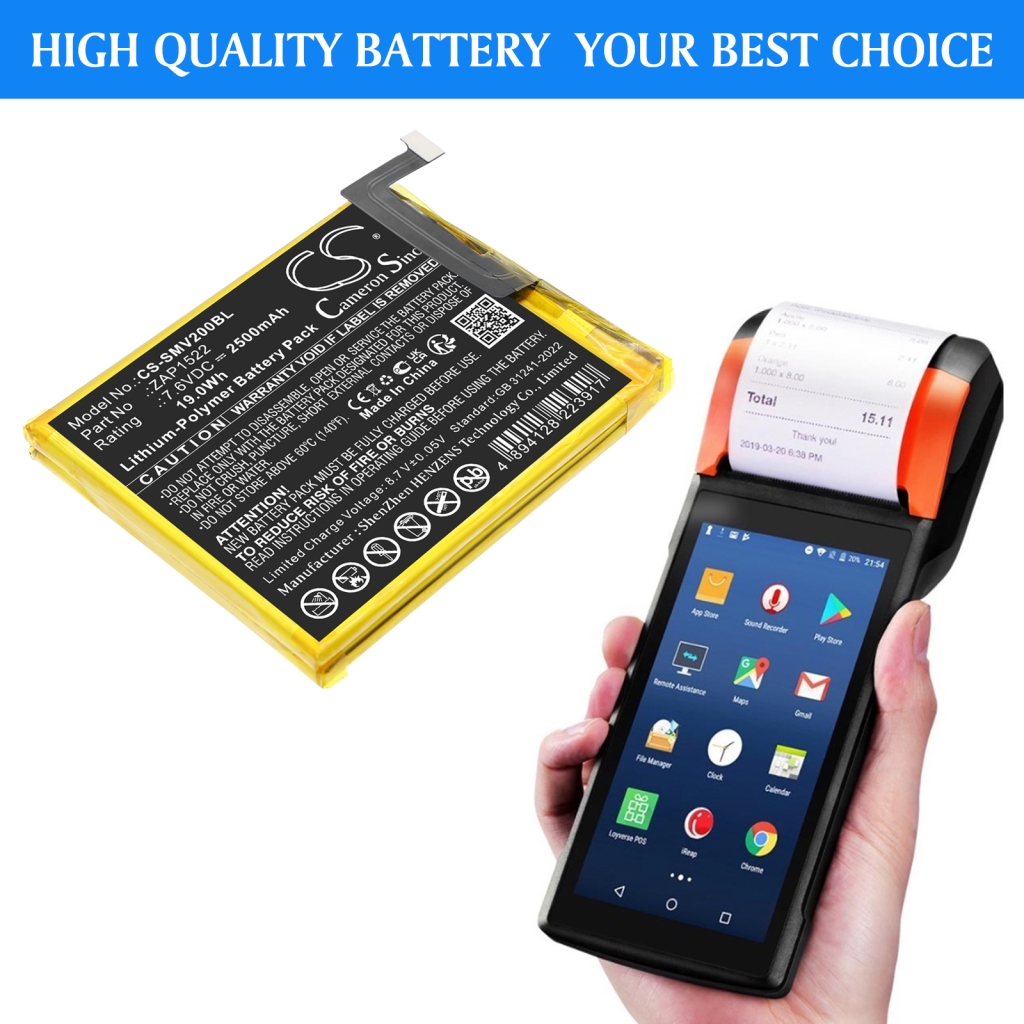 Battery Replaces ZAP1522