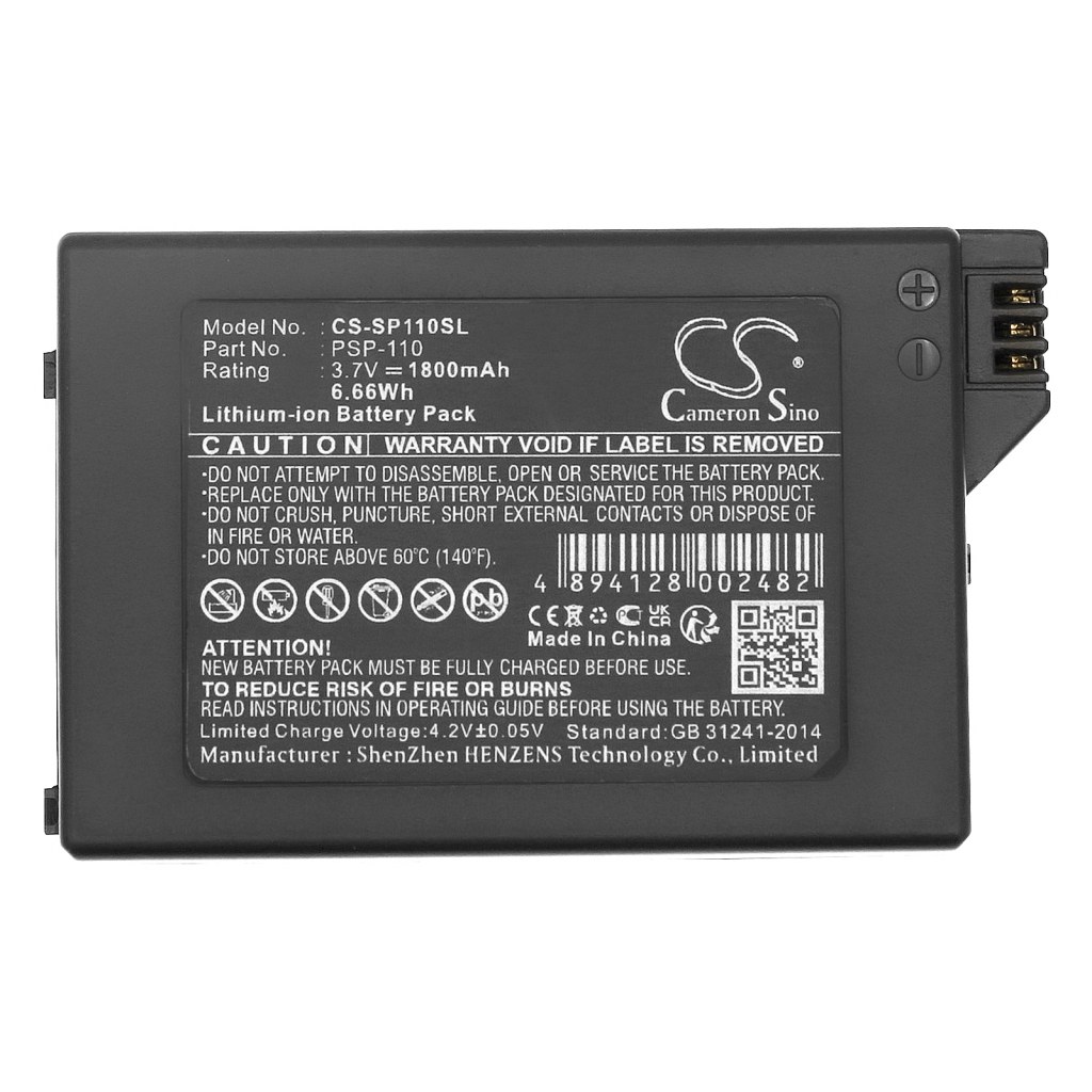 Kompatibilna zamenjava baterije za Sony PSP-110
