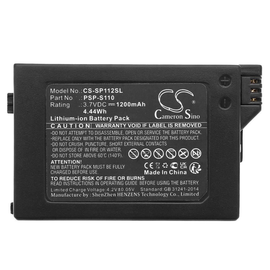 Kompatibilna zamenjava baterije za Sony PSP-S110