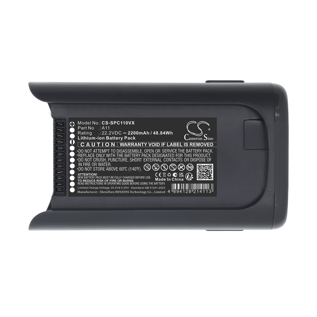 Batteries compatible with SUPRO EVS-C11 MAX MAX-DC CS-SPC110VX