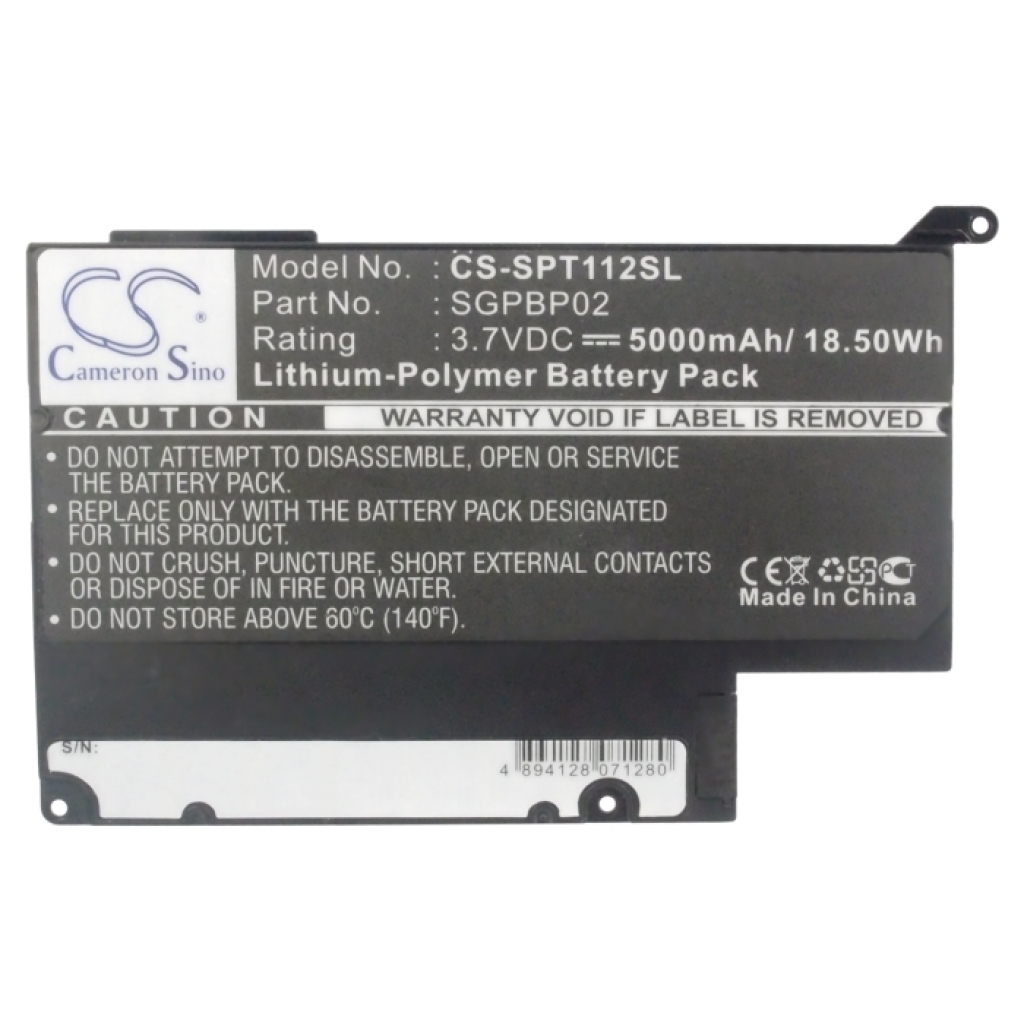 Kompatibilna zamenjava baterije za Sony SGPBP02