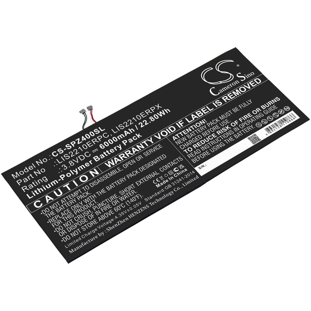 Baterija za tablični računalnik Sony CS-SPZ400SL