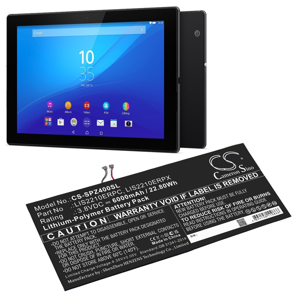 Baterija za tablični računalnik Sony CS-SPZ400SL