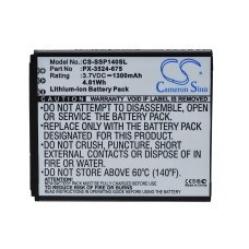 Kompatibilna zamenjava baterije za Simvalley PX-3524,PX-3524-675