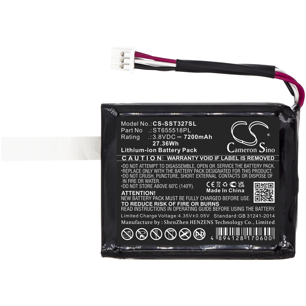 Kompatibilna zamenjava baterije za Senter ST655518PL