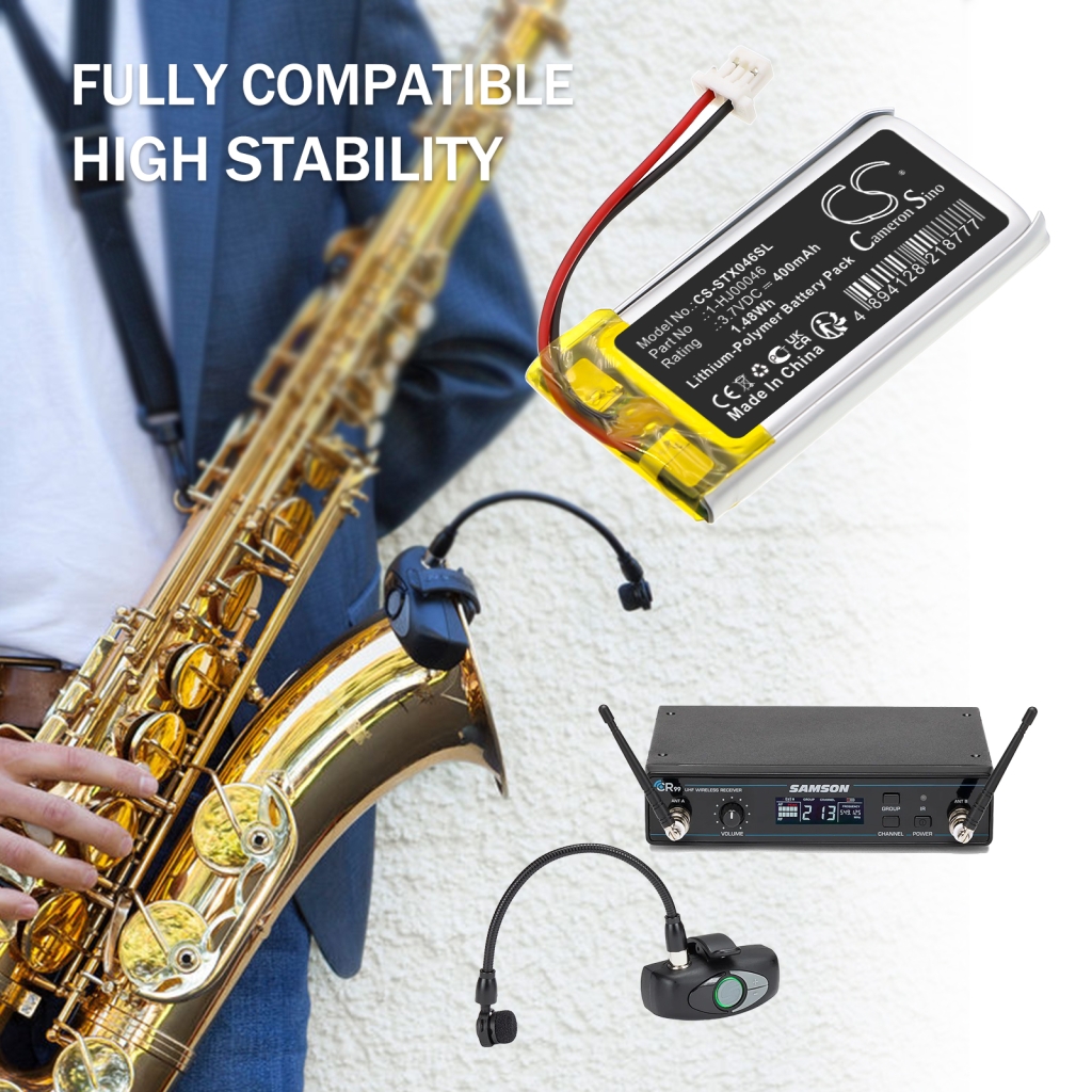 Wireless Headset Battery Samson CS-STX046SL