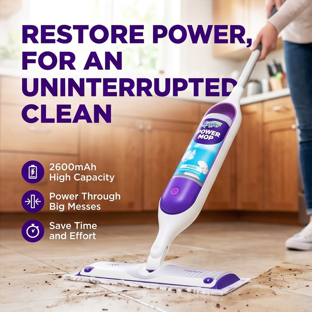 Battery for Swiffer Power Mop