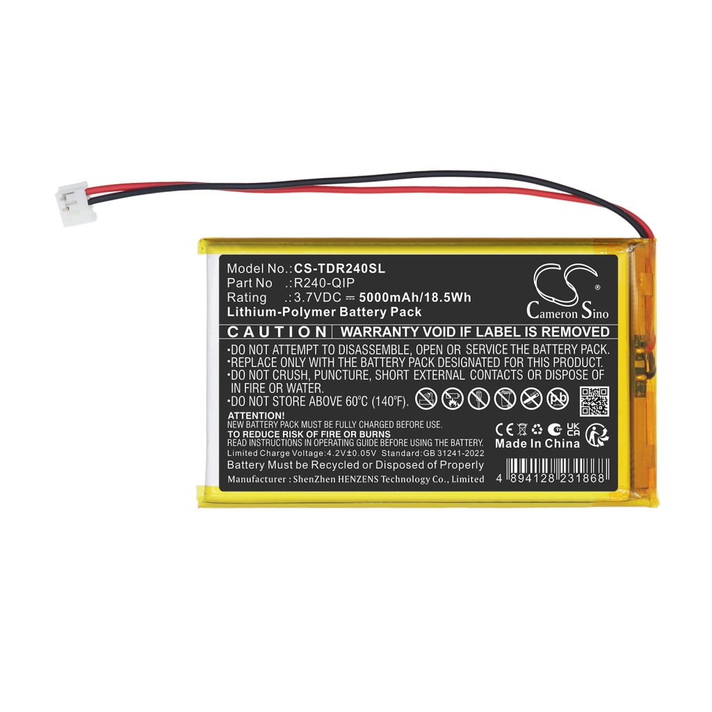 Baterije združljivo z Trend-Networks FiberMASTER OTDR CS-TDR240SL
