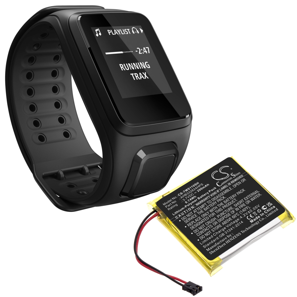 Kompatibilna zamenjava baterije za TomTom AHB332824HPS