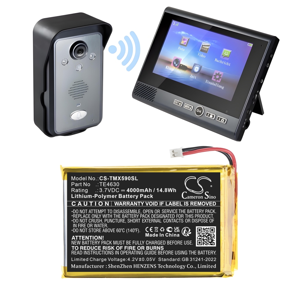 Kompatibilna zamenjava baterije za Technaxx TE4630