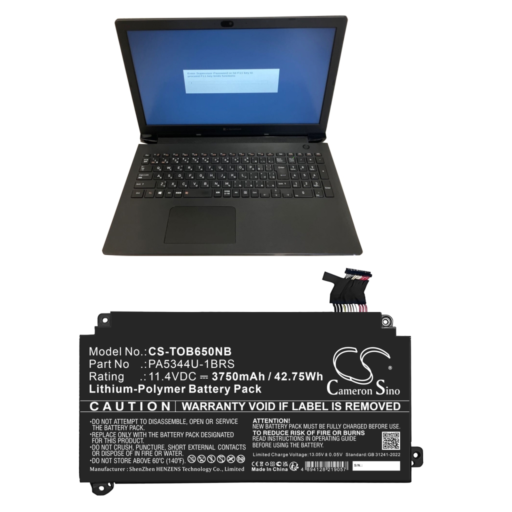Baterija za prenosnik Toshiba CS-TOB650NB
