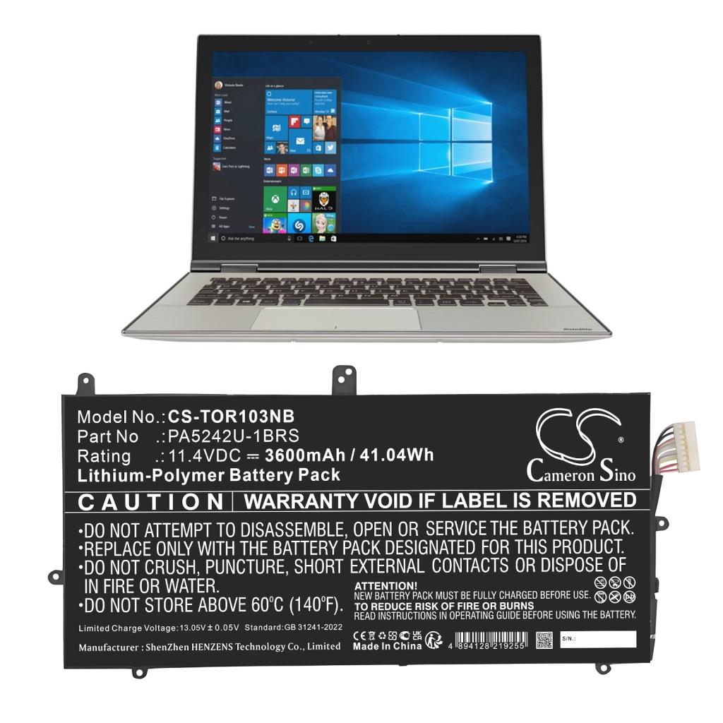 Baterija za prenosnik Toshiba CS-TOR103NB