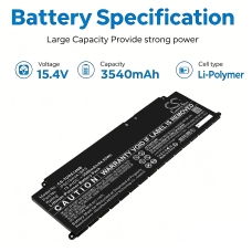 Compatible battery replacement for TOSHIBA PS0104UA1BRS