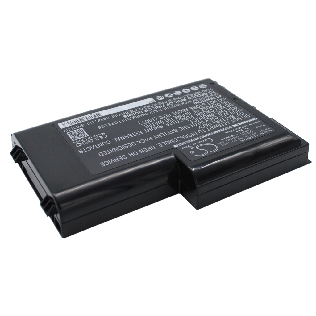 Baterija prenosnika Toshiba 10,8V 6600mAh Li-ion, poševni pogled