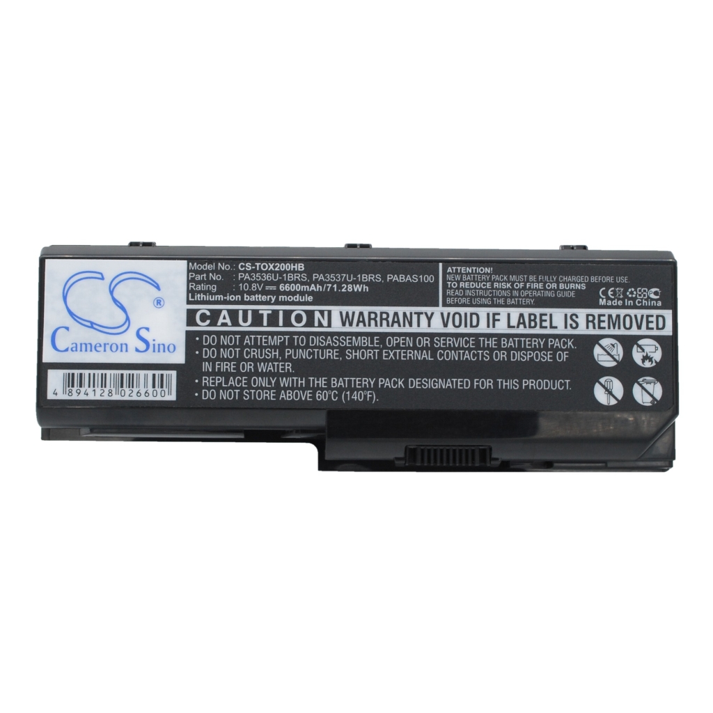 Notebook battery Toshiba Satellite P205-S6297