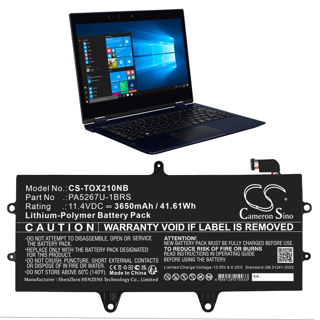 Baterija za prenosnik Toshiba CS-TOX210NB