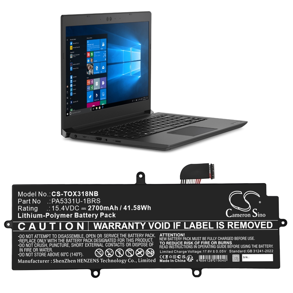 Baterija za prenosnik Toshiba CS-TOX318NB