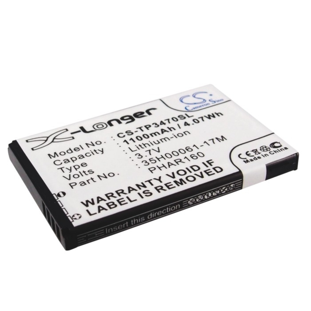 Battery compatible with HTC