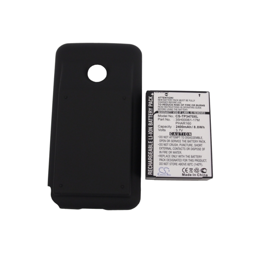 Battery compatible with HTC