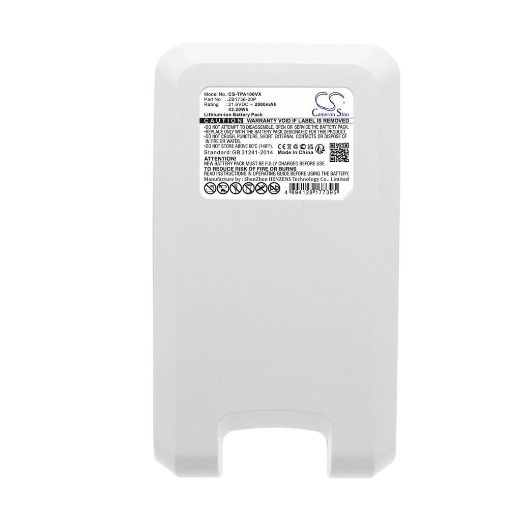 Sprednja nalepka CS-TPA100VX, Cameron Sino, 21,6V 2000mAh 43,2Wh