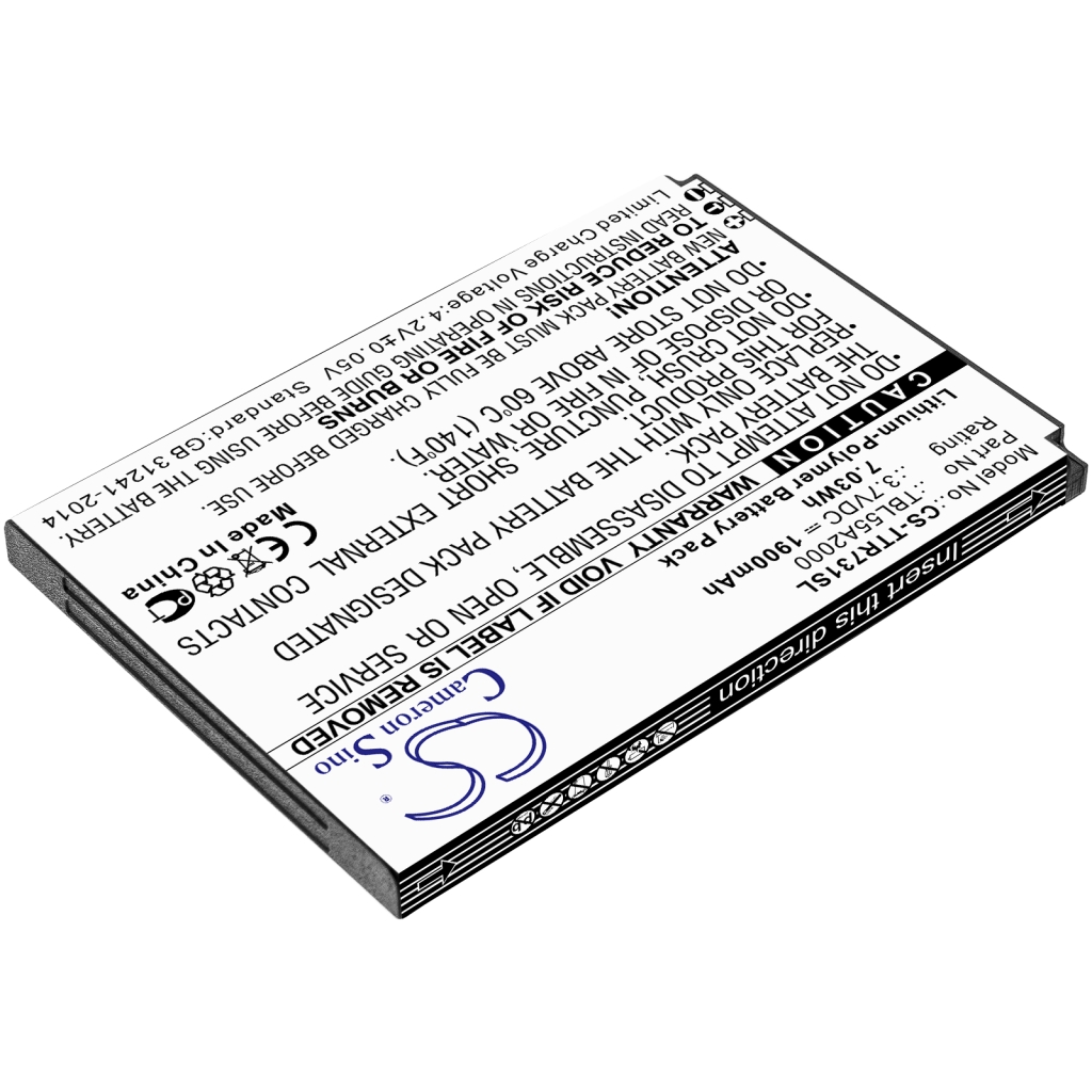 Kompatibilna zamenjava baterije za TP-Link TBL55A2000
