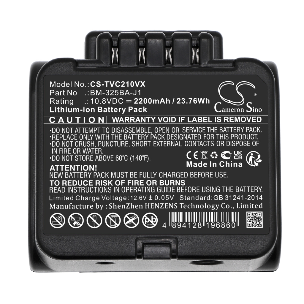 Baterija za sesalnik Toshiba VC-CLW31 (CS-TVC210VX)