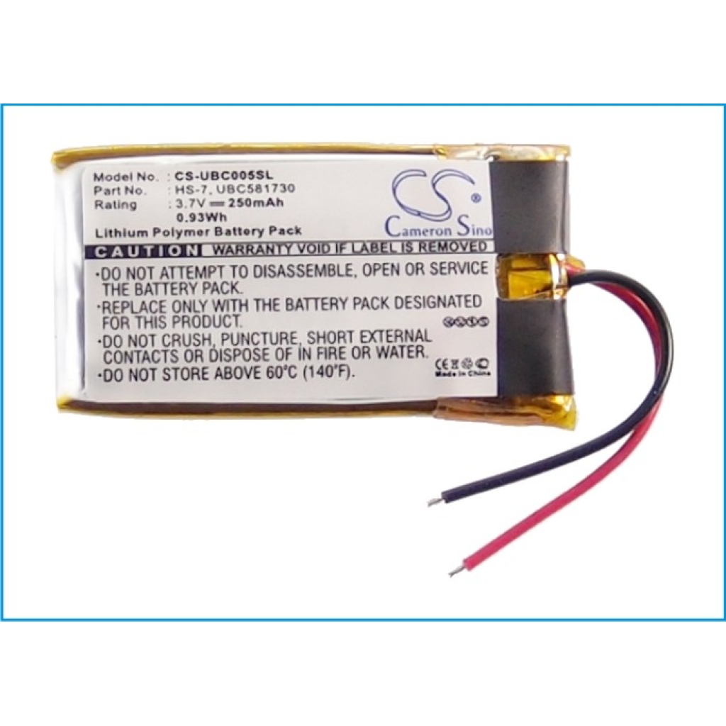 Baterija za brezžične slušalke Ultralife UBP005 (CS-UBC005SL)