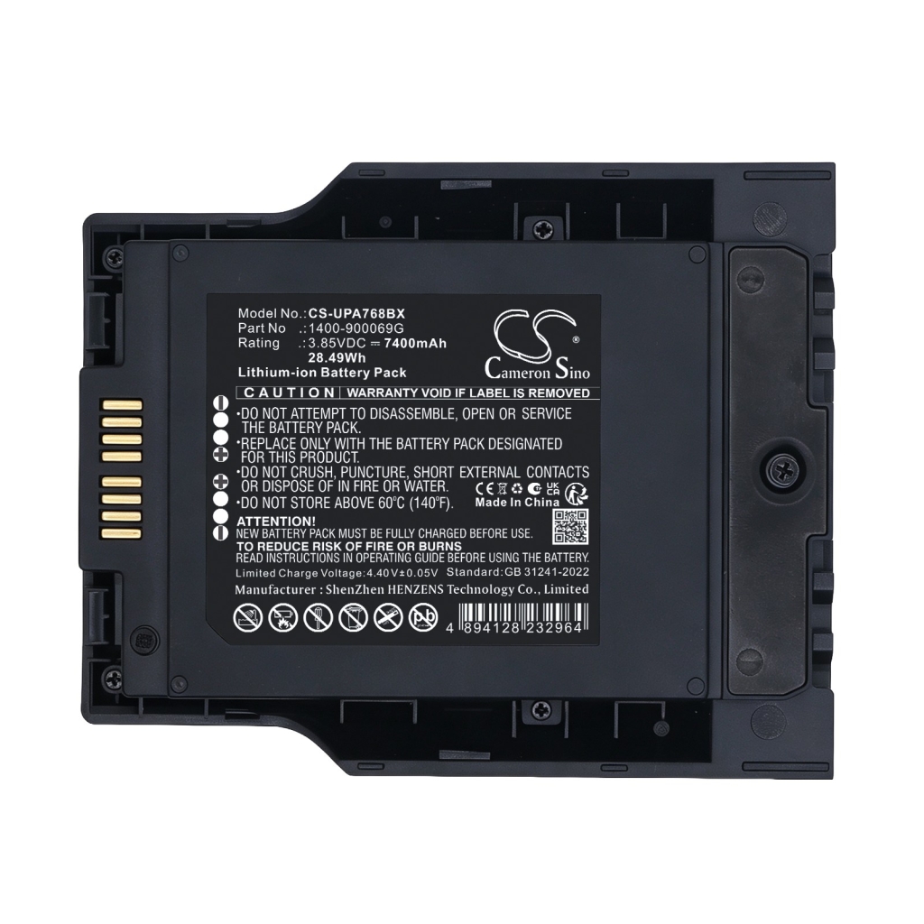 Baterije združljivo z Unitech PA768 PA768 Rugged Mobile Computer CS-UPA768BX