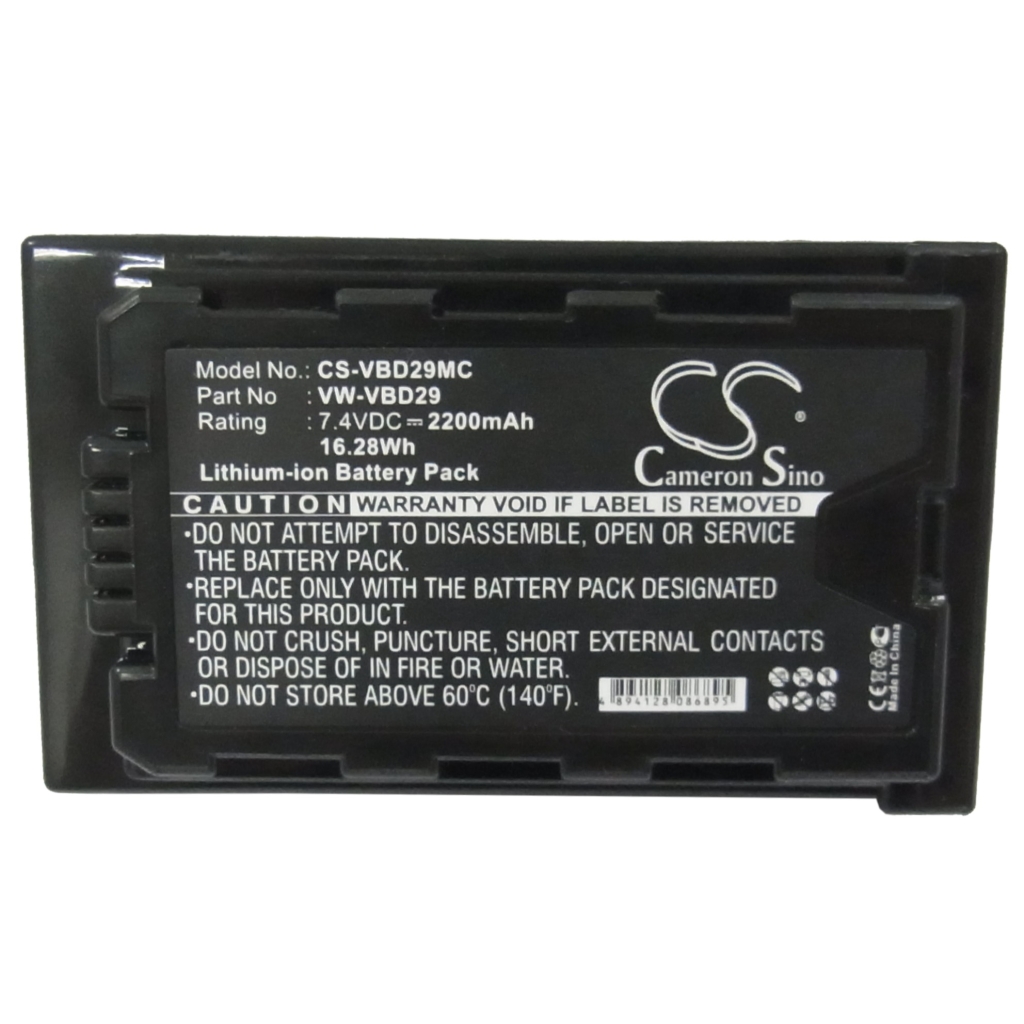 Kompatibilna zamenjava baterije za Panasonic VW-VBD29
