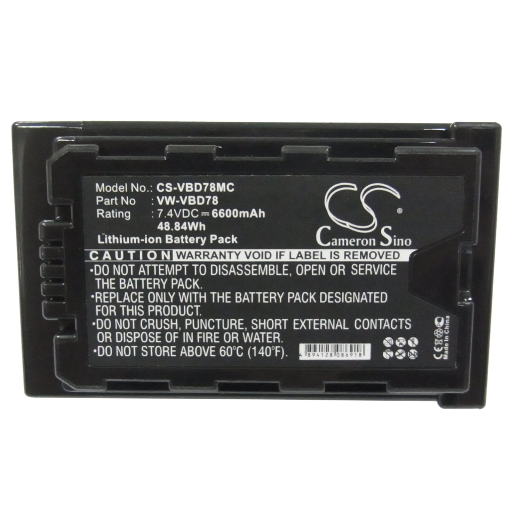 Kompatibilna zamenjava baterije za Panasonic VW-VBD78