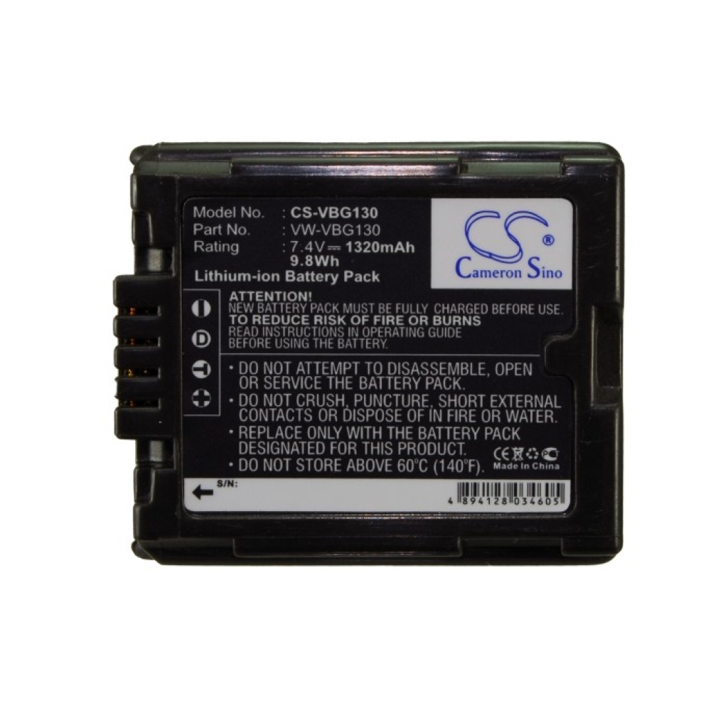 Baterija za fotoaparat Panasonic CS-VBG130