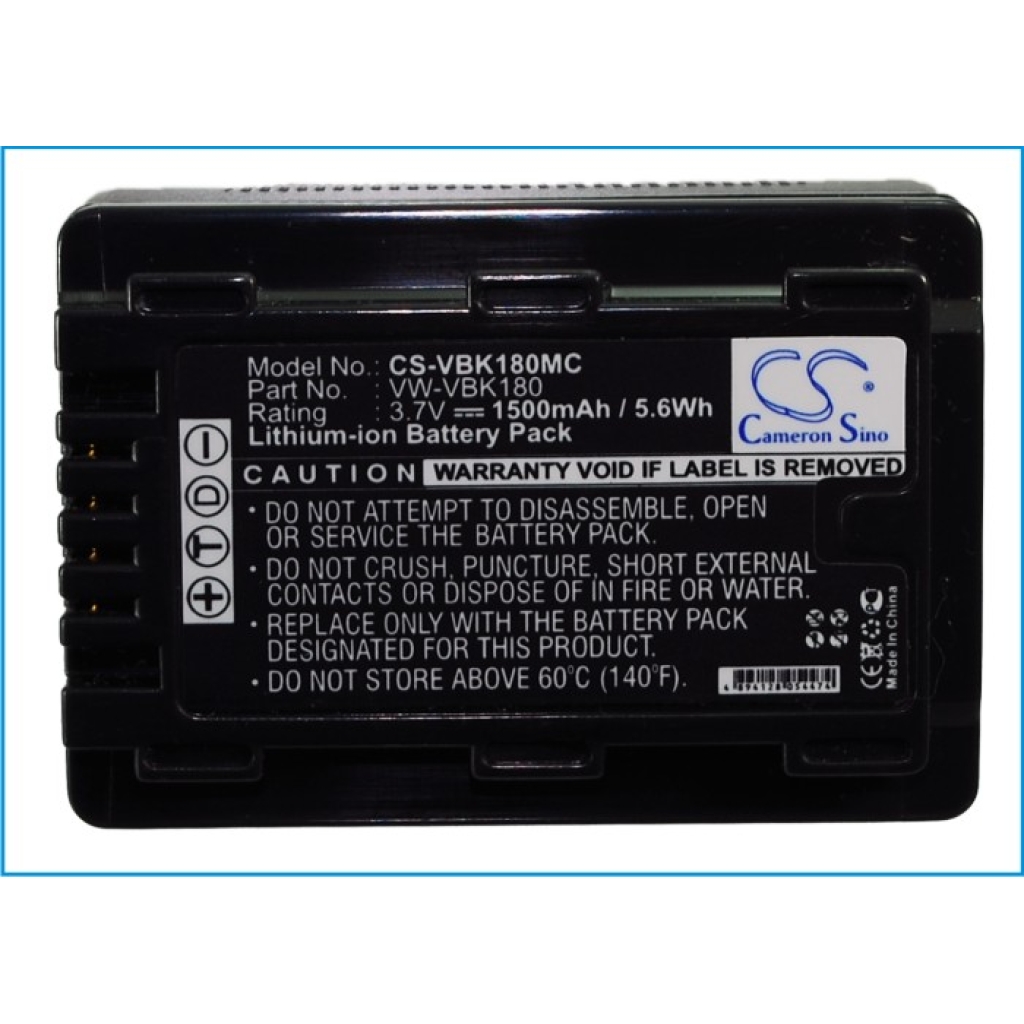 Baterija za fotoaparat Panasonic HC-V600M (CS-VBK180MC)