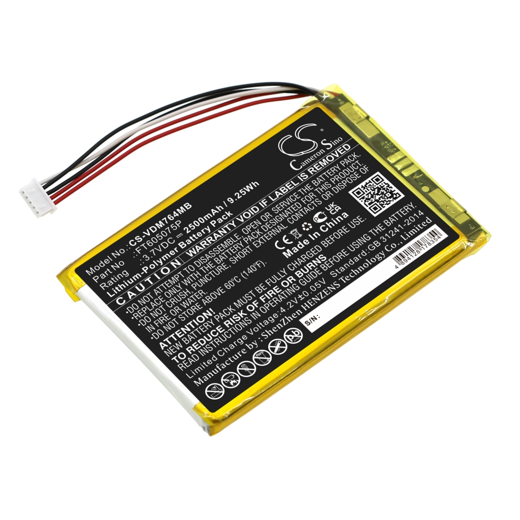 Kompatibilna zamenjava baterije za Vtech FT605075P