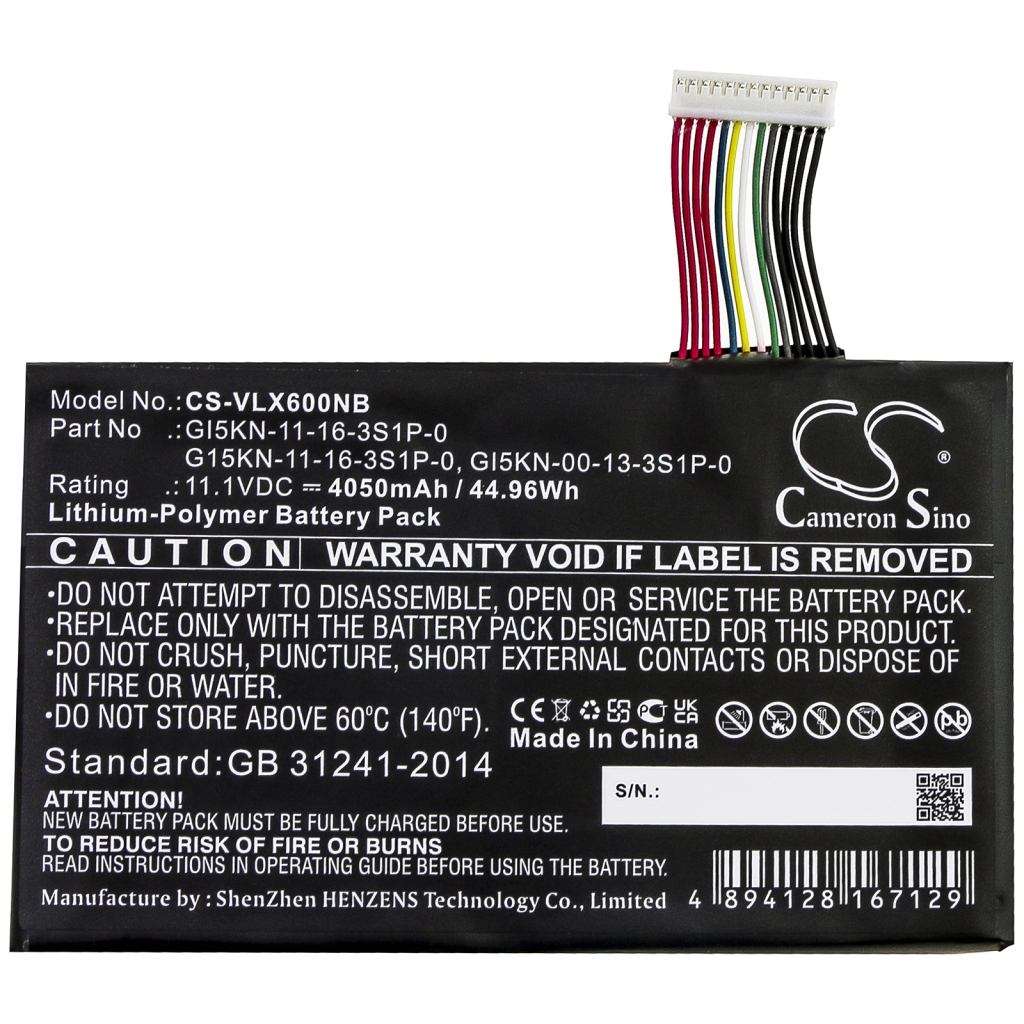 Notebook battery Vulcan CS-VLX600NB