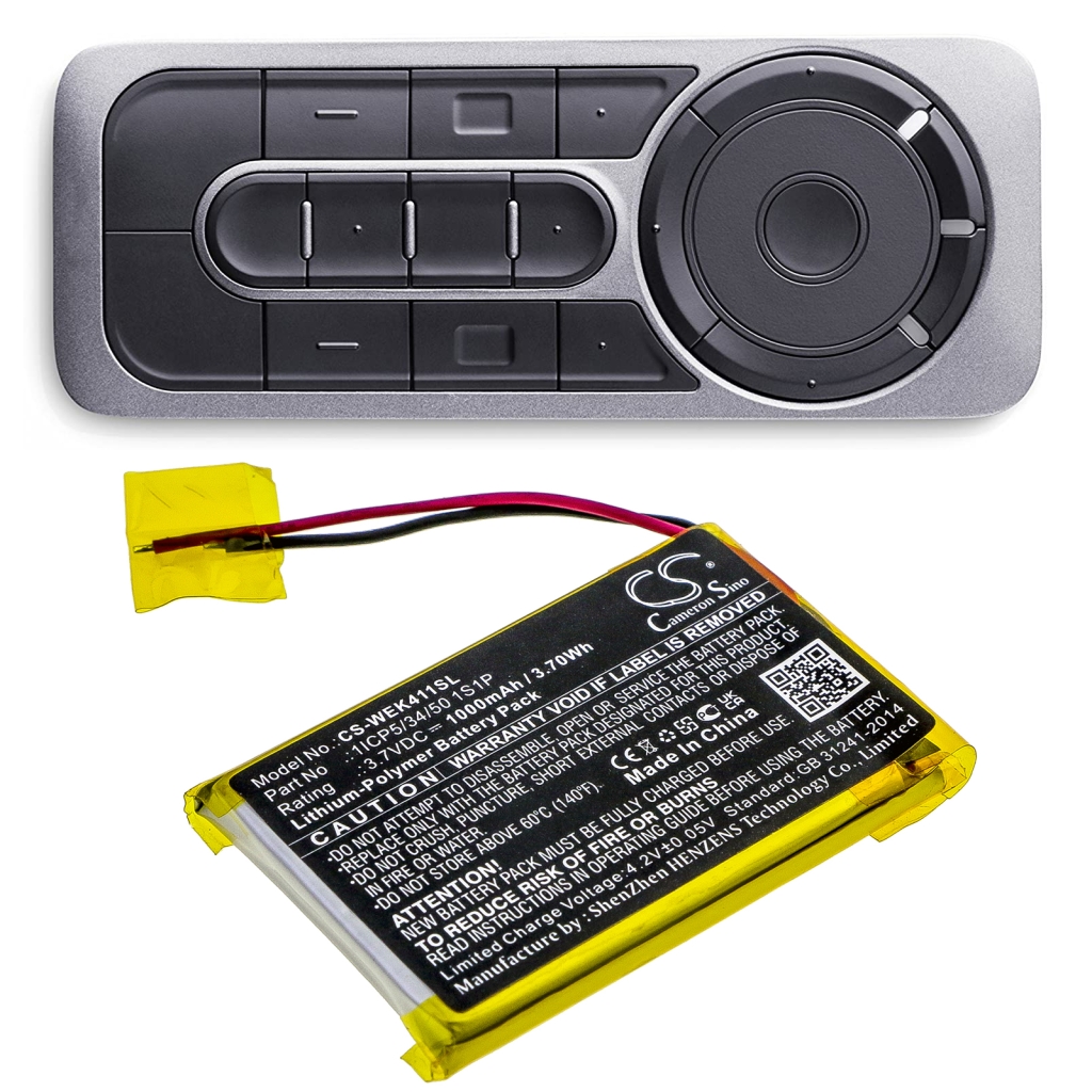 Baterija za daljinski upravljalnik Wacom Express Key Remote (CS-WEK411SL)