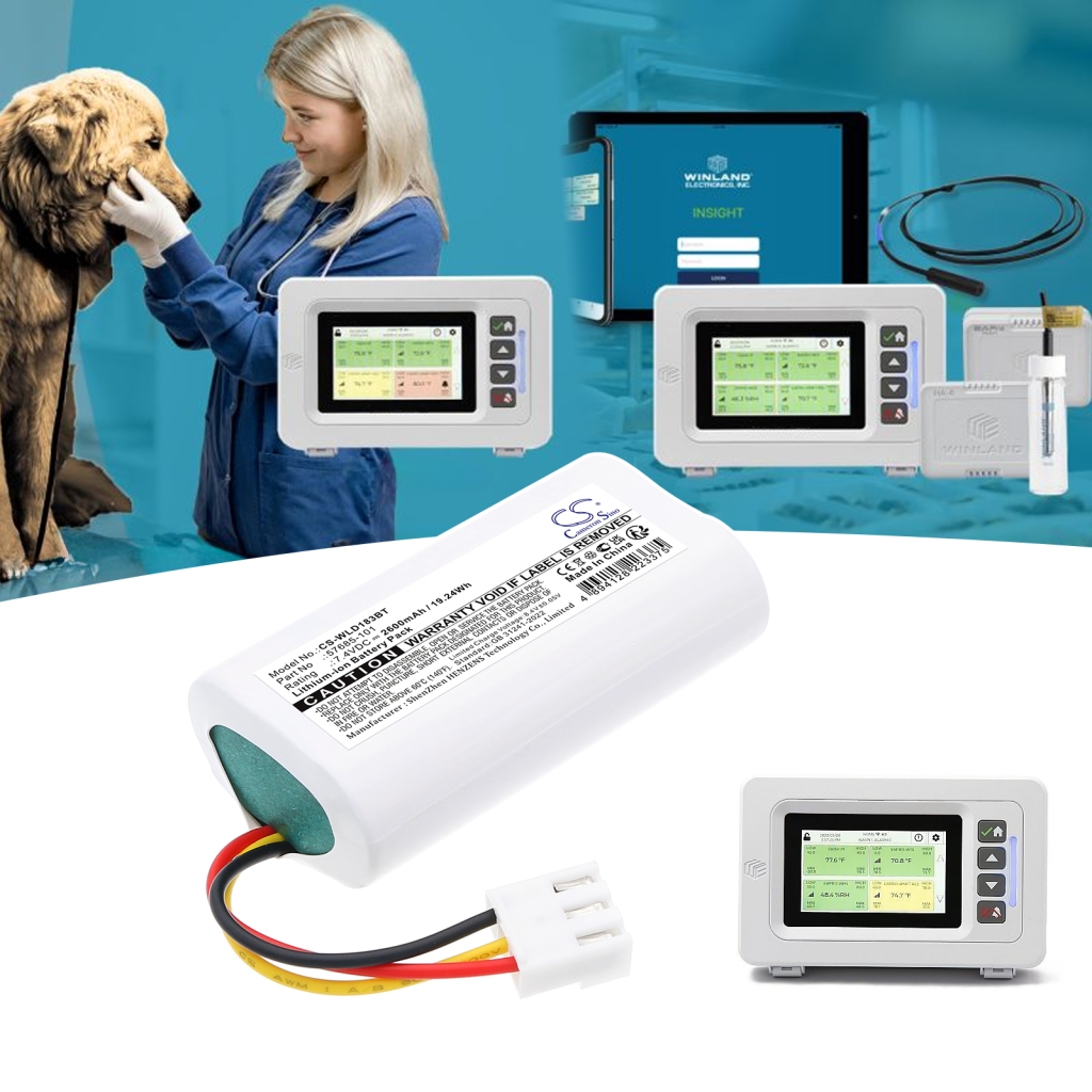 Baterija za domačo varnostno kamero Winland CS-WLD183BT