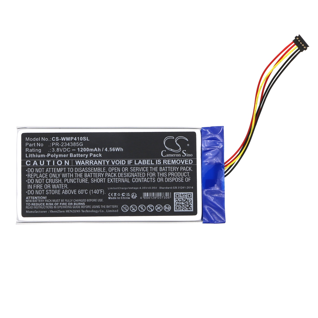 Kompatibilna zamenjava baterije za Wacom PR-234385G