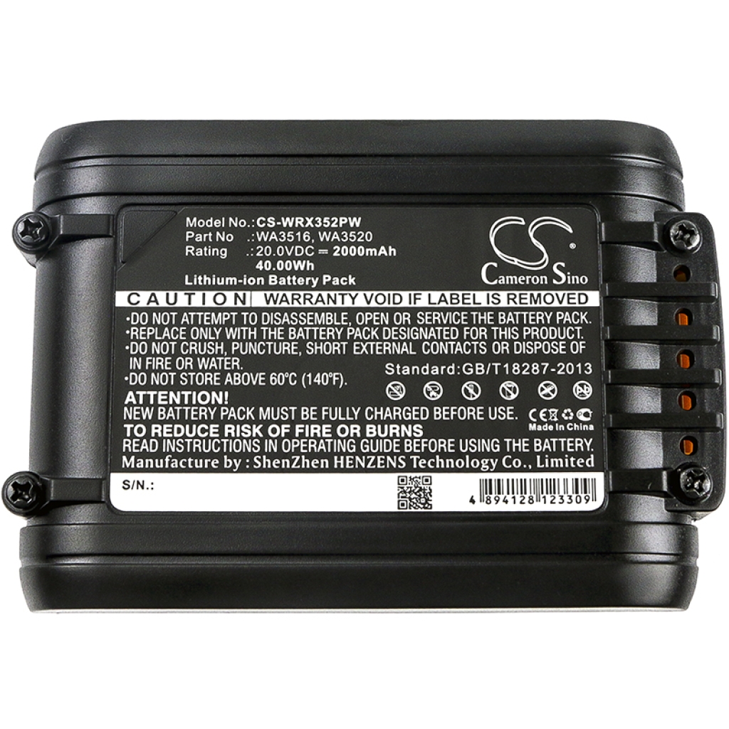 Battery industrial Worx WG175.1