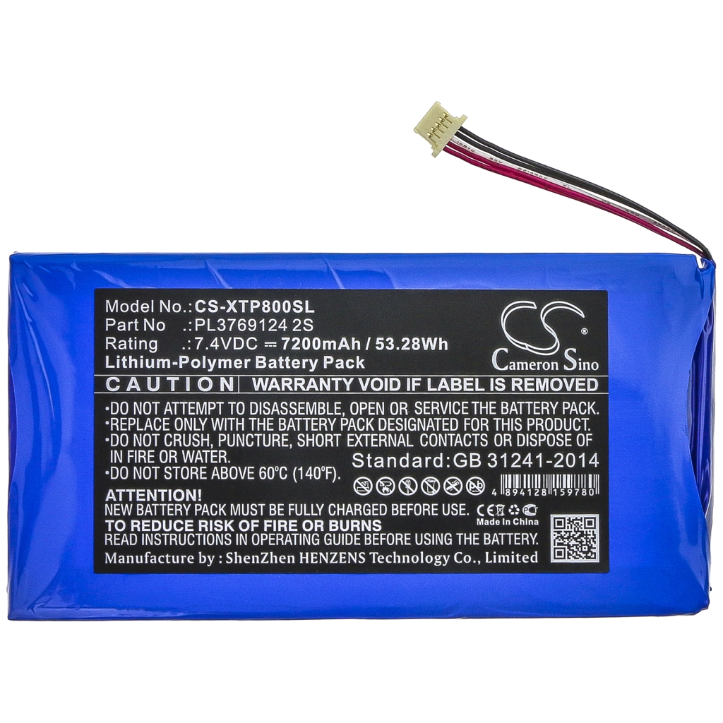 Kompatibilna zamenjava baterije za Xtool PL3769124 2S