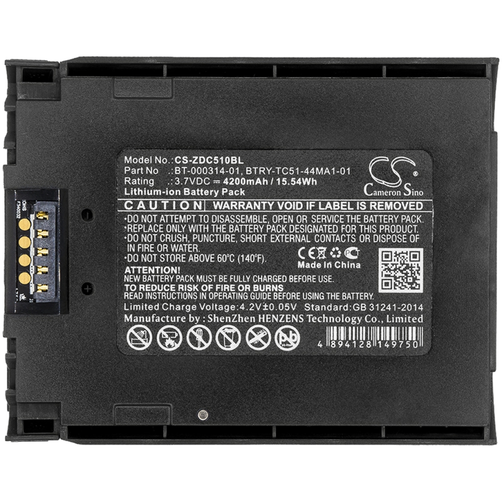 Baterija za čitalce, skenerje Zebra CS-ZDC510BL